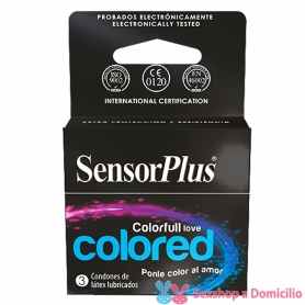 Preservativo Sensor Plus Colored