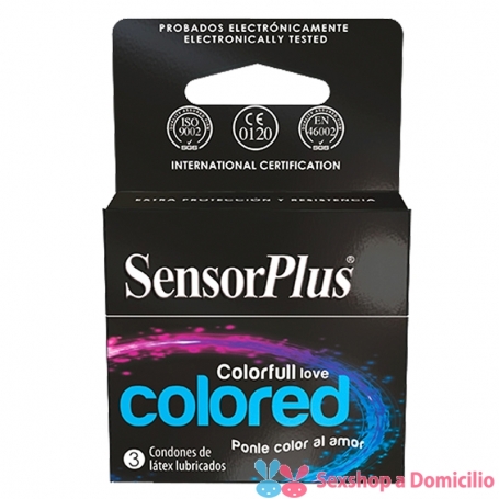 Preservativo Sensor Plus Colored